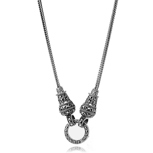 Vintage Style Stainless Steel Silver Chain